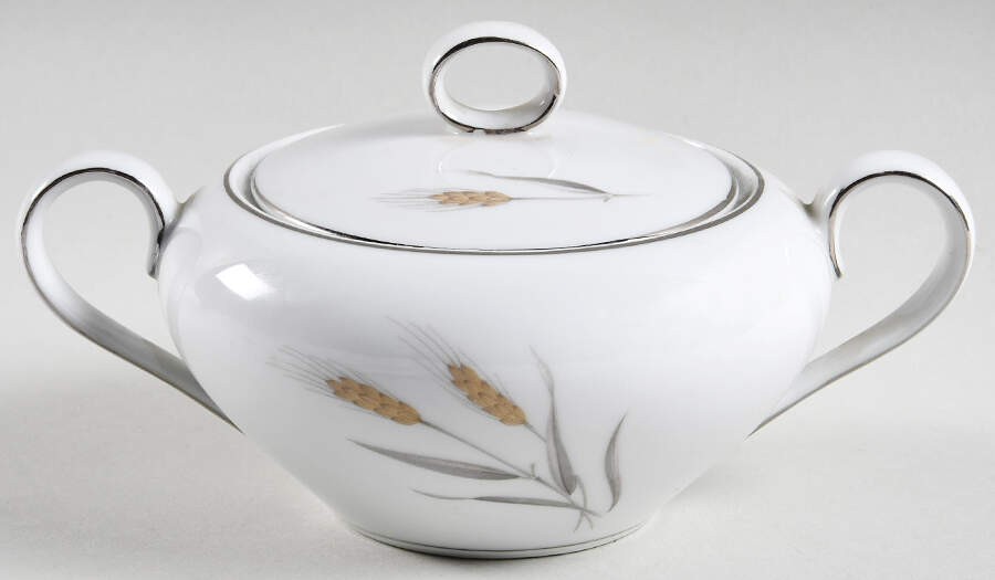 Lea Sugar Bowl & Lid by Fashion Manor-1