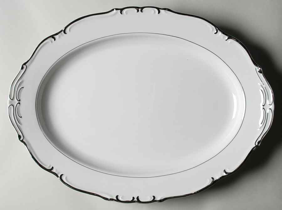 Marlton 16" Oval Serving Platter by Fashion Manor-1