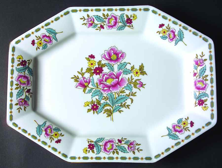 Marquis 13" Oval Serving Platter by Fashion Manor-1