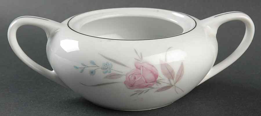 New Rose Sugar Bowl No Lid by Fashion Manor-1