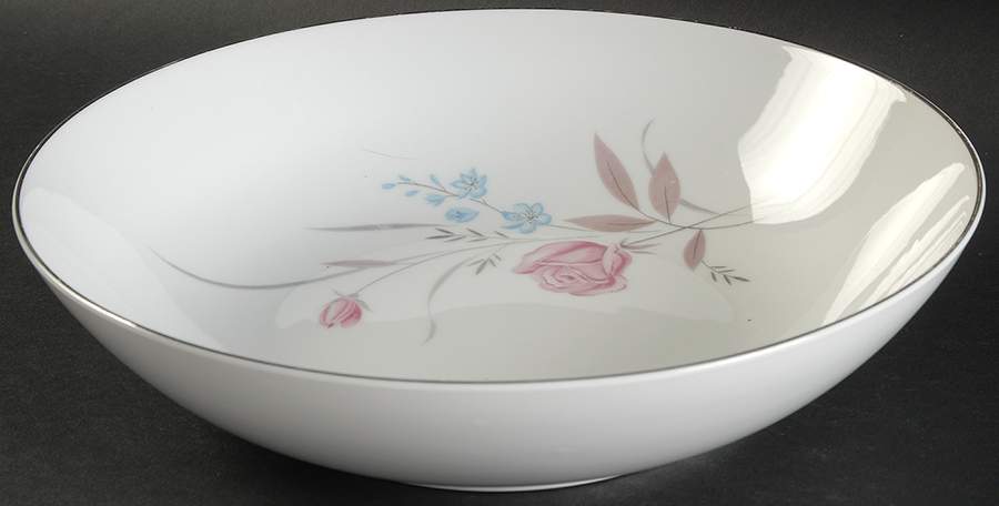 New Rose 9" Round Vegetable Bowl by Fashion Manor-1