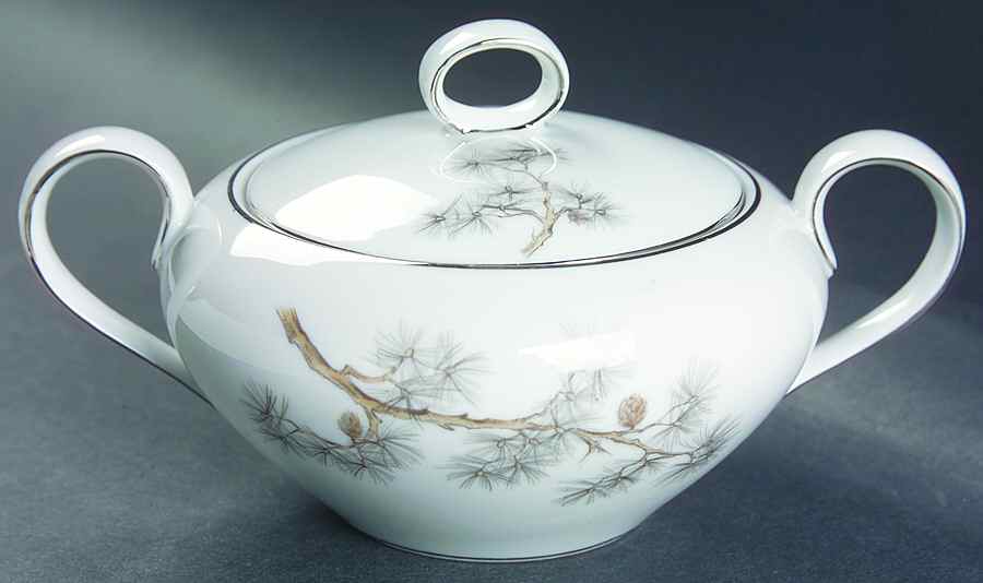 Pinedale Sugar Bowl & Lid by Fashion Manor-1