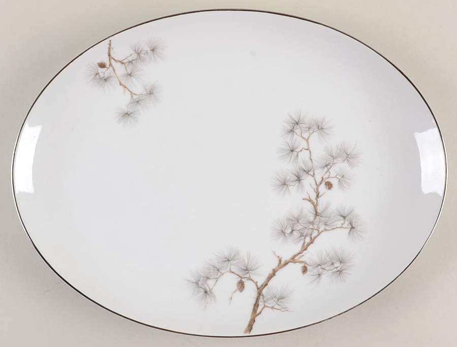 Pinedale 12" Oval Serving Platter by Fashion Manor-1