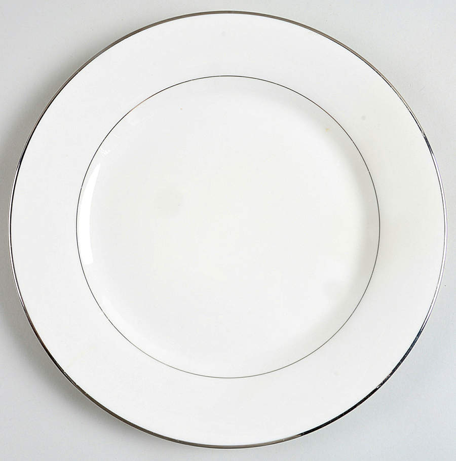 Platinum Herald 12" Chop Plate (Round Platter) by Fashion Manor-1