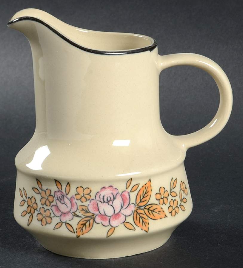 Plum Rose Creamer by Fashion Manor-1
