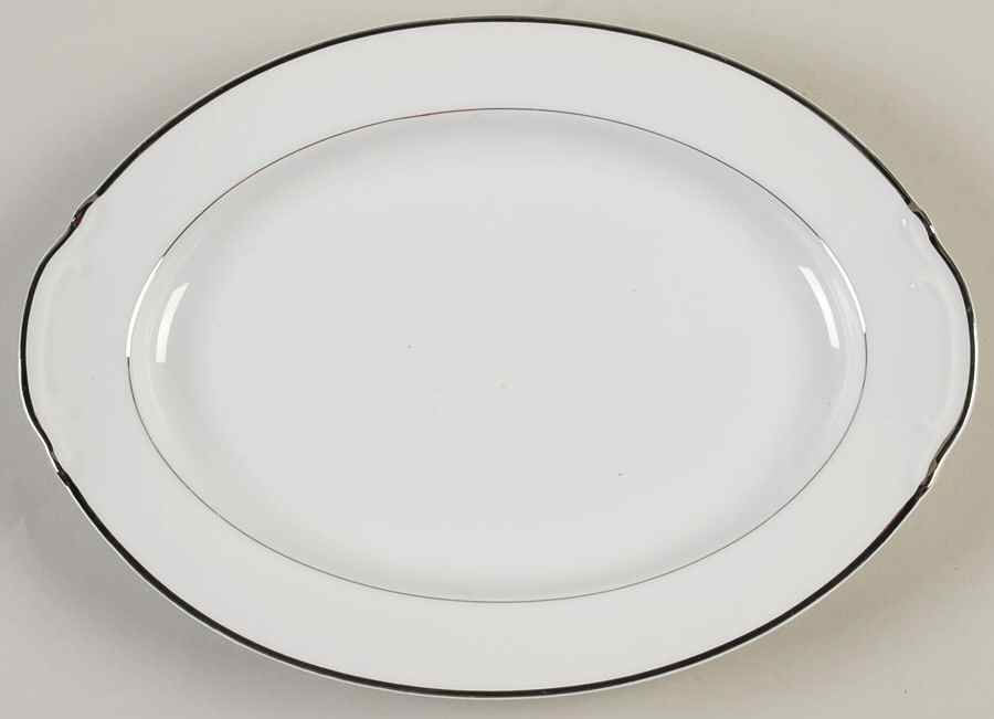 Prelude 12" Oval Serving Platter by Fashion Manor-1