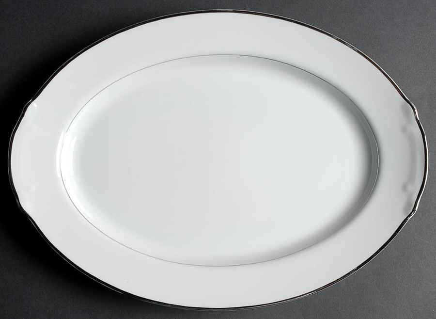 Prelude 14" Oval Serving Platter by Fashion Manor-1