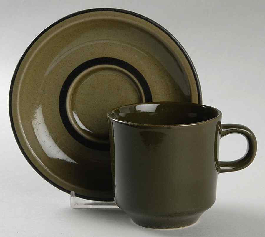 Saracen Flat Cup & Saucer Set by Fashion Manor-1
