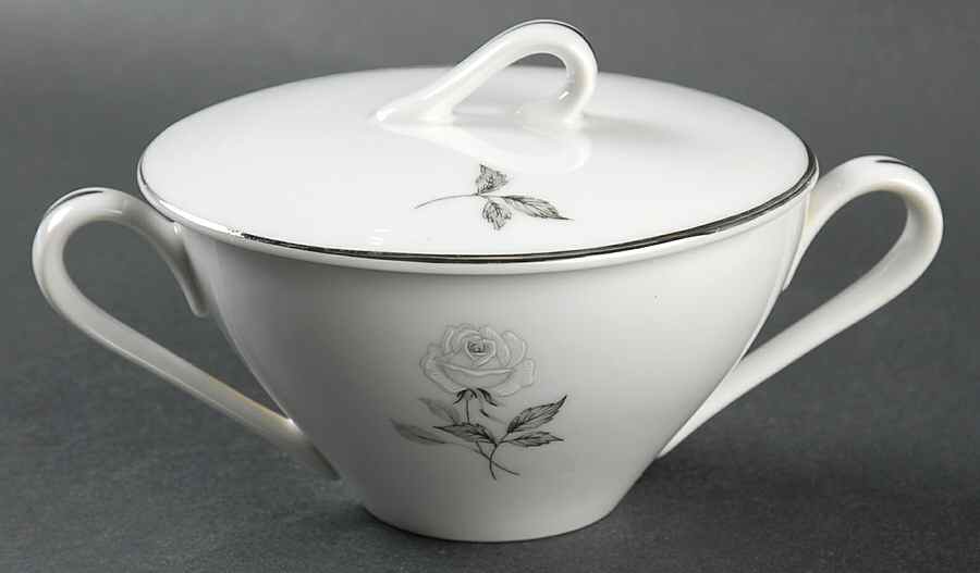 Solitude Sugar Bowl & Lid by Fashion Manor-1