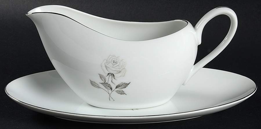 Solitude Gravy Boat & Underplate/Relish by Fashion Manor-1