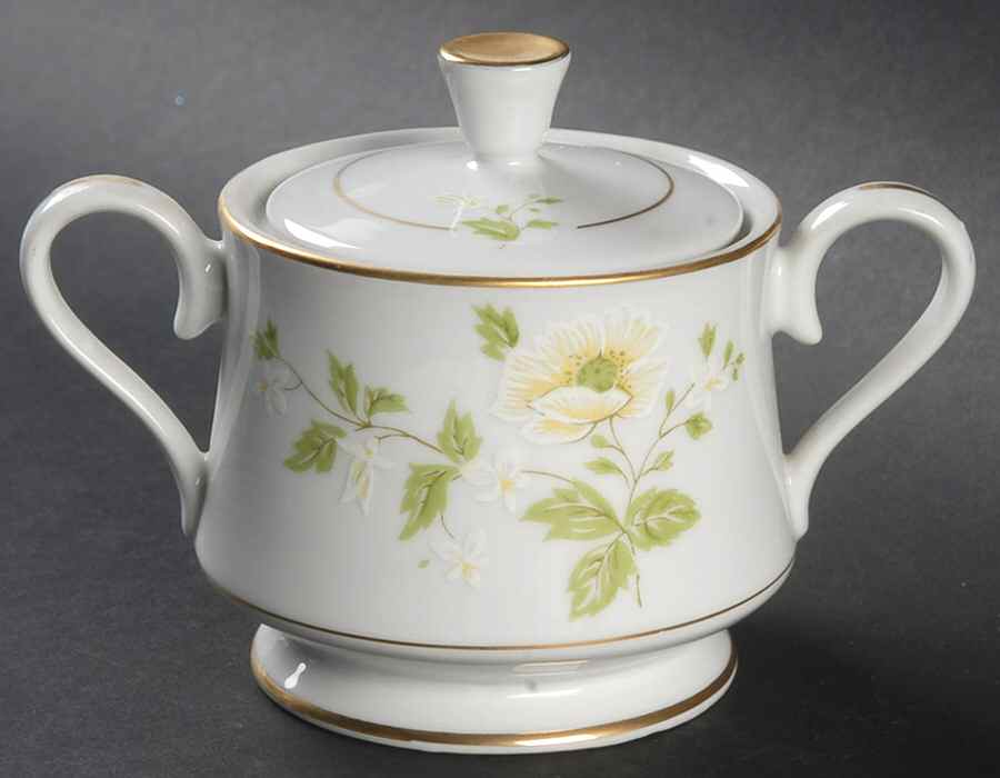 Summertime Sugar Bowl & Lid by Fashion Manor-1
