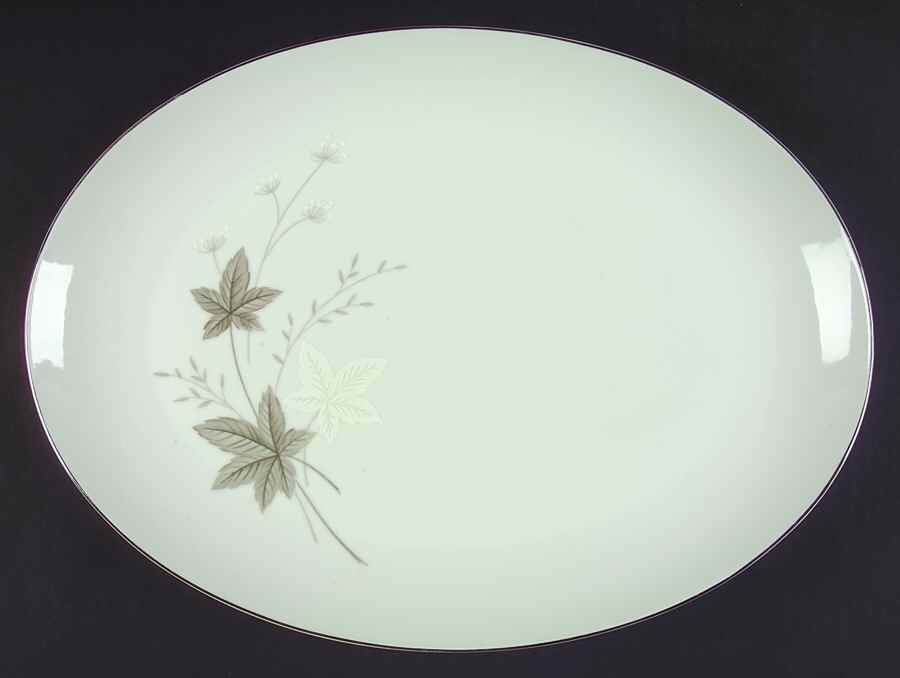 Suzanne 16" Oval Serving Platter by Fashion Manor-1