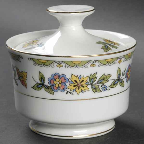 Tivoli Sugar Bowl & Lid by Fashion Manor-1