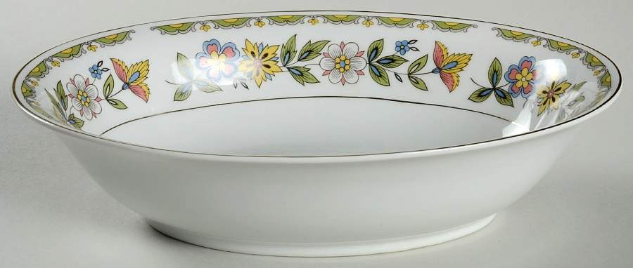 Tivoli 10" Oval Vegetable Bowl by Fashion Manor-1