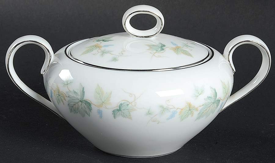 Vineyard Sugar Bowl & Lid by Fashion Manor-1