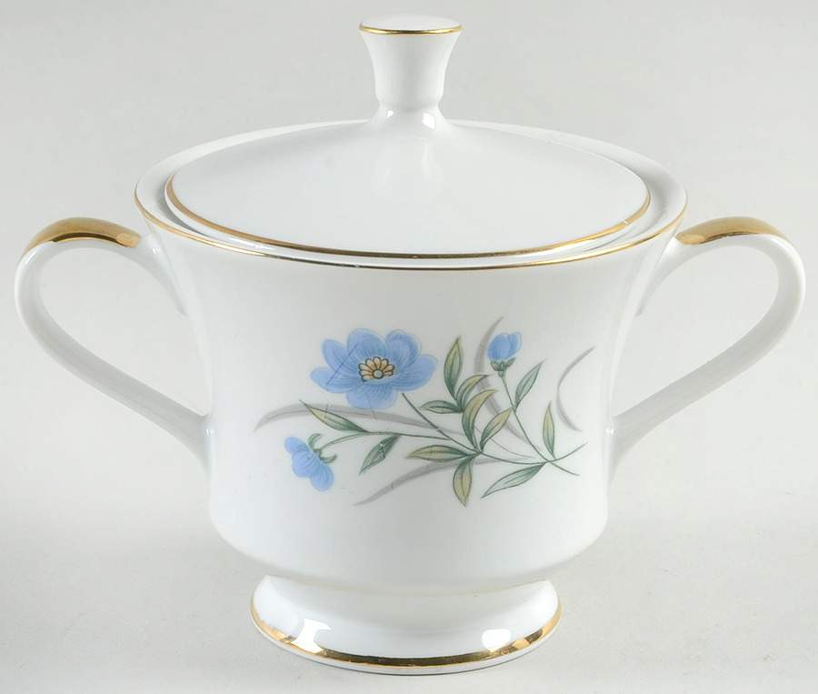 Wild Flower Sugar Bowl & Lid by Fashion Manor-1