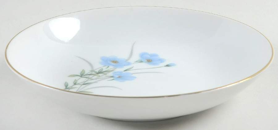 Wild Flower Coupe Soup Bowl by Fashion Manor-1