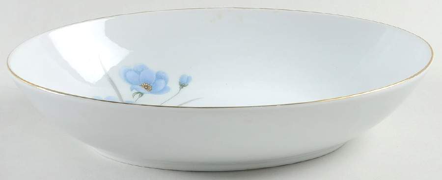 Wild Flower 10" Oval Vegetable Bowl by Fashion Manor-1