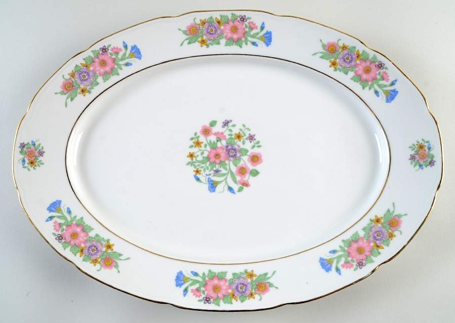 FAN3 15" Oval Serving Platter by France-1