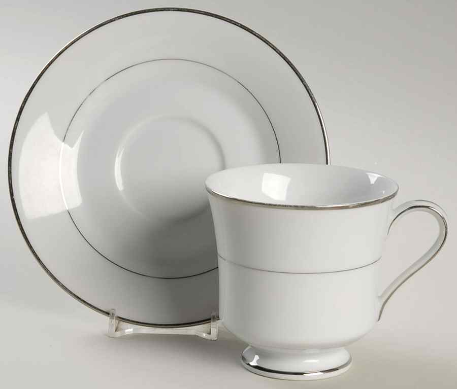Eternally Yours Footed Cup & Saucer Set by Fashion Royale-1