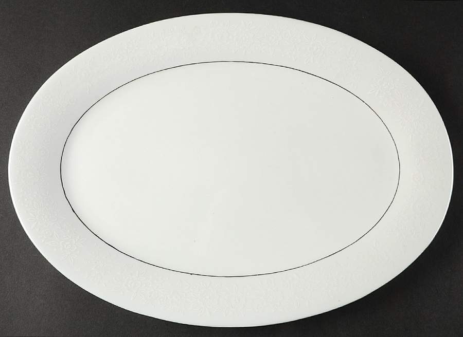 Fascination 13" Oval Serving Platter by Fashion Royale-1