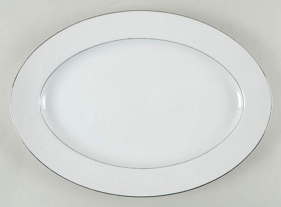 Fascination 16" Oval Serving Platter by Fashion Royale-1