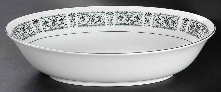 Madrid 10" Oval Vegetable Bowl by Fashion Royale-1