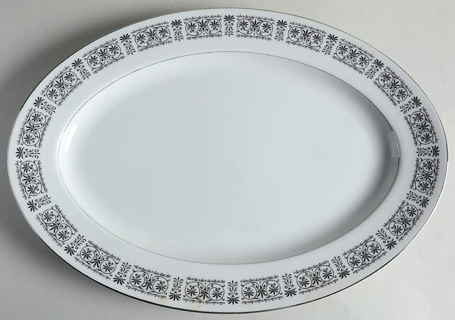 Madrid 16" Oval Serving Platter by Fashion Royale-1