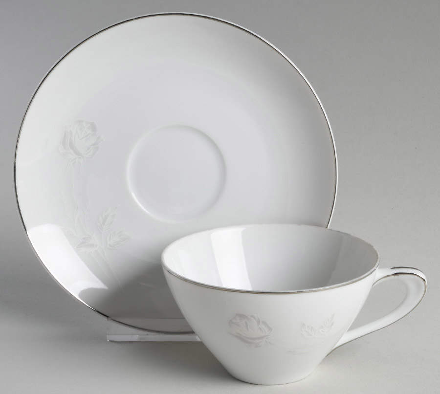Remembrance Flat Cup & Saucer Set by Fashion Royale-1