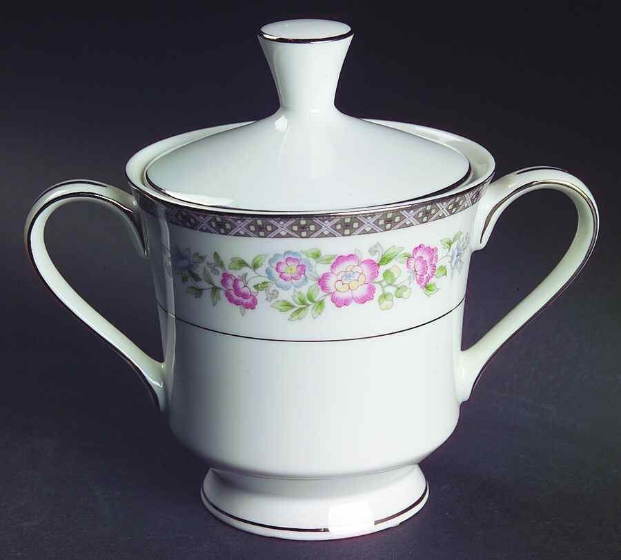 Rhapsody Sugar Bowl & Lid by Fashion Royale-1