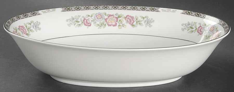 Rhapsody 10" Oval Vegetable Bowl by Fashion Royale-1