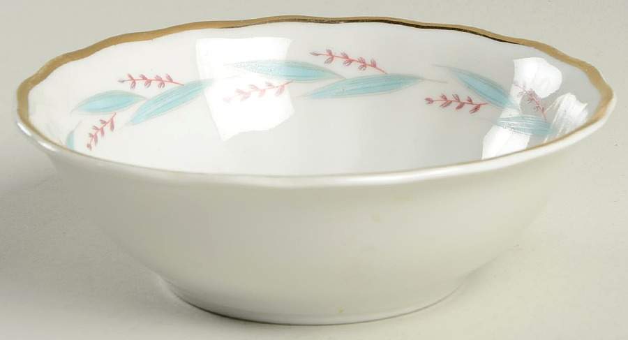 Celina (Gold Trim) Fruit/Dessert (Sauce) Bowl by Favolina-Karolina-1