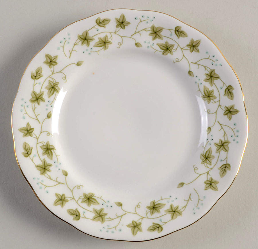 Diana (1-16" Gold Trim) Bread & Butter Plate by Favolina-Karolina-1
