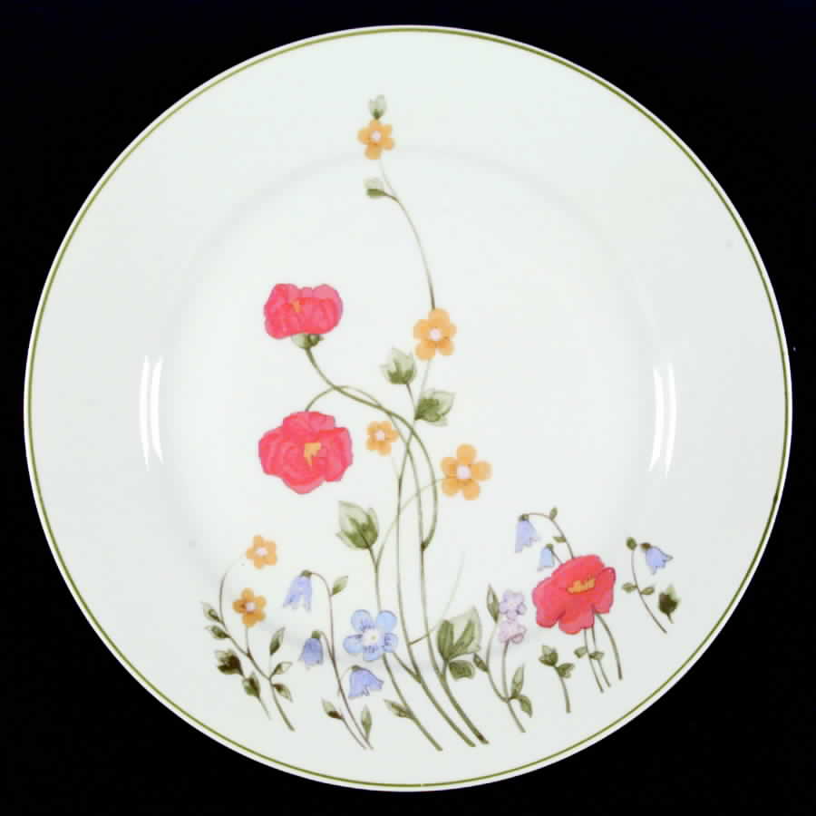 English Flowers Dinner Plate by Favolina-Karolina-1