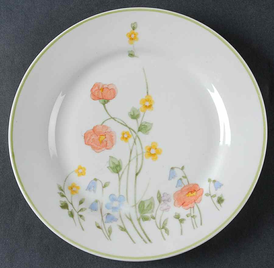 English Flowers Bread & Butter Plate by Favolina-Karolina-1