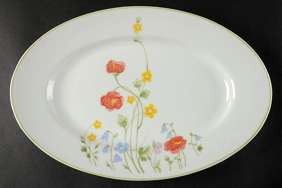 English Flowers 13" Oval Serving Platter by Favolina-Karolina-1