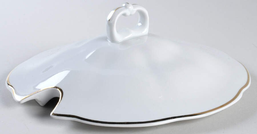Golden Wedding Lid for Tureen by Favolina-Karolina-1