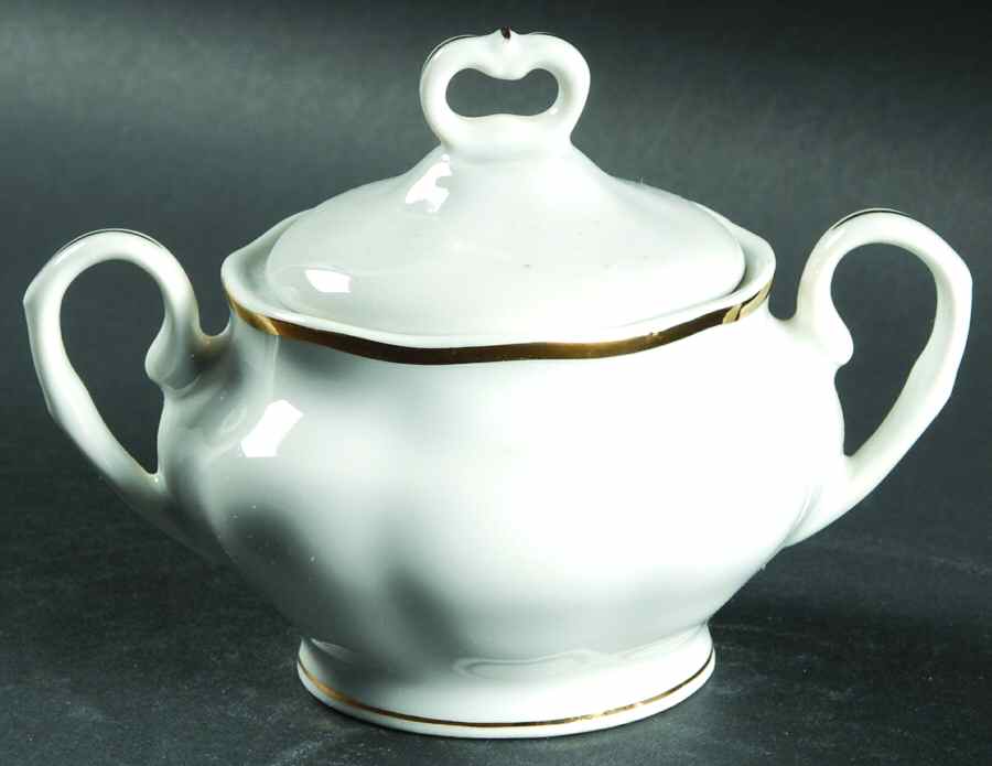 Golden Wedding Mini Sugar Bowl & Lid by Favolina-Karolina-1