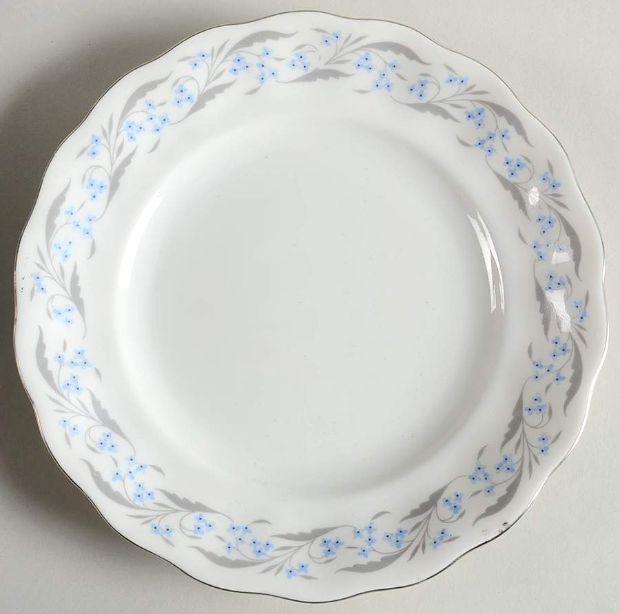 Harmony (Platinum Trim) Salad Plate by Favolina-Karolina-1