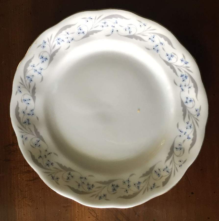Harmony (Platinum Trim) Dessert/Pie Plate by Favolina-Karolina-1
