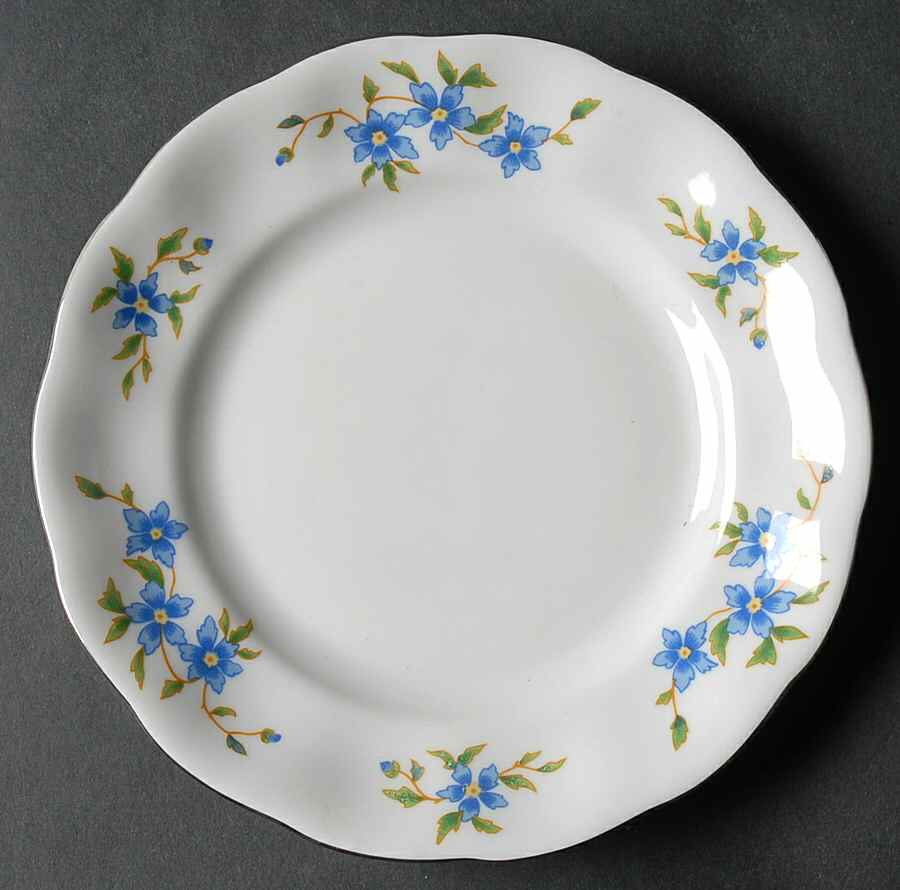 Maria (Platinum) Bread & Butter Plate by Favolina-Karolina-1