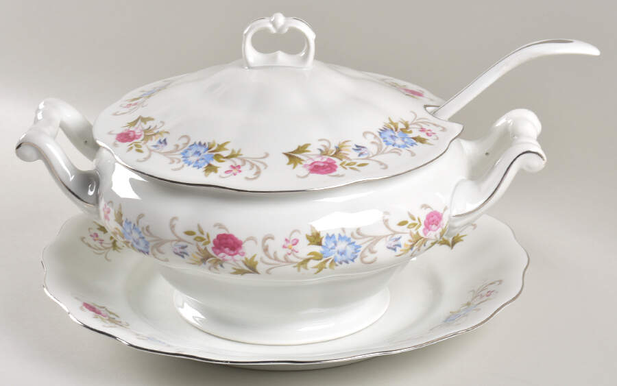 Marjorie Tureen & Lid w/Ladle & Underplate by Favolina-Karolina-1