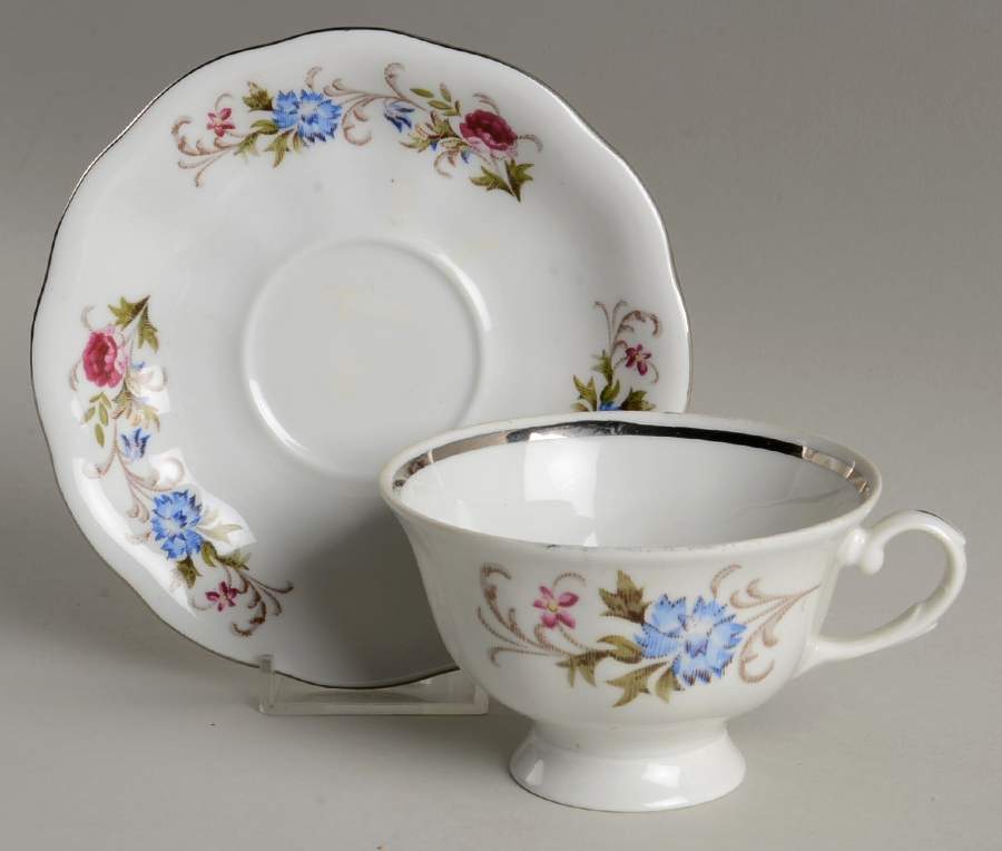 Marjorie Footed Cup & Saucer Set by Favolina-Karolina-1
