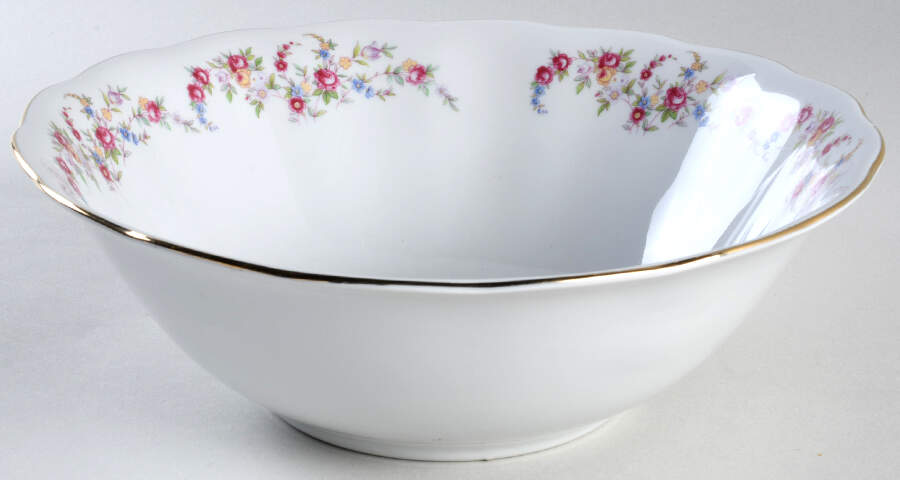 Spring Garland 9" Round Vegetable Bowl by Favolina-Karolina-1
