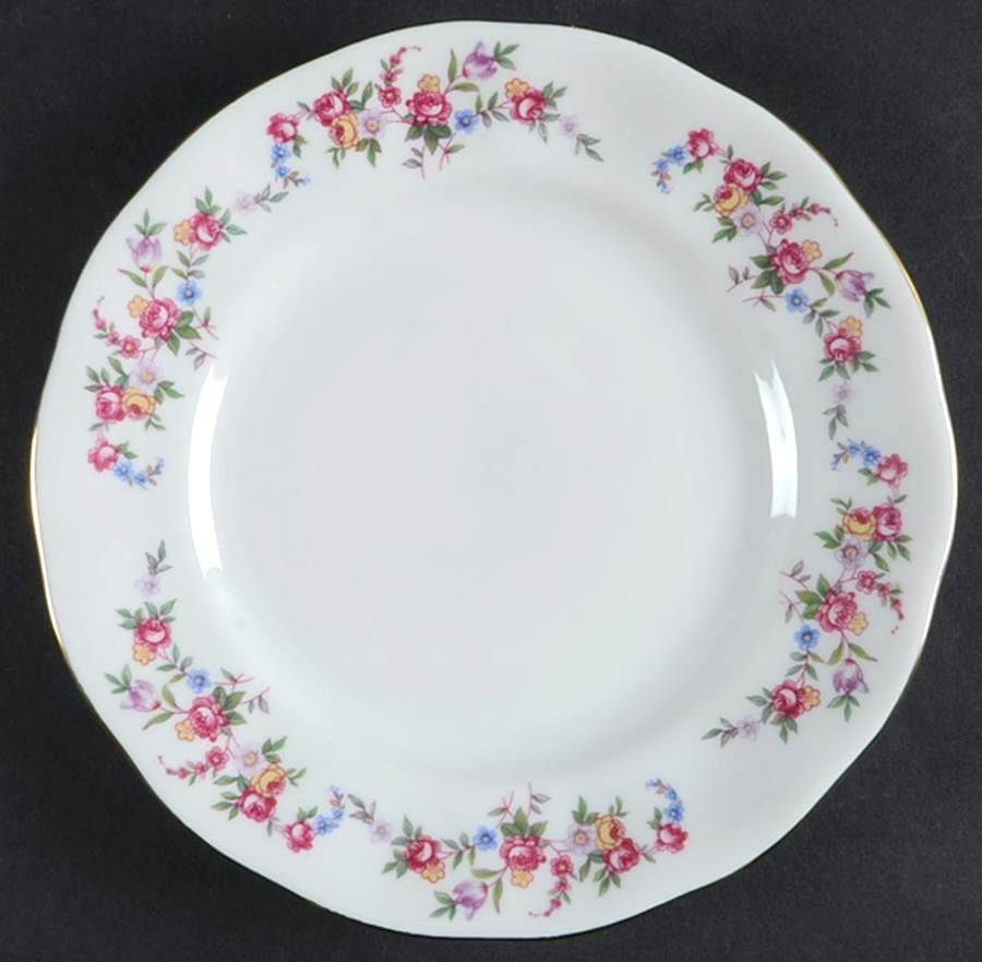 Spring Garland Bread & Butter Plate by Favolina-Karolina-1