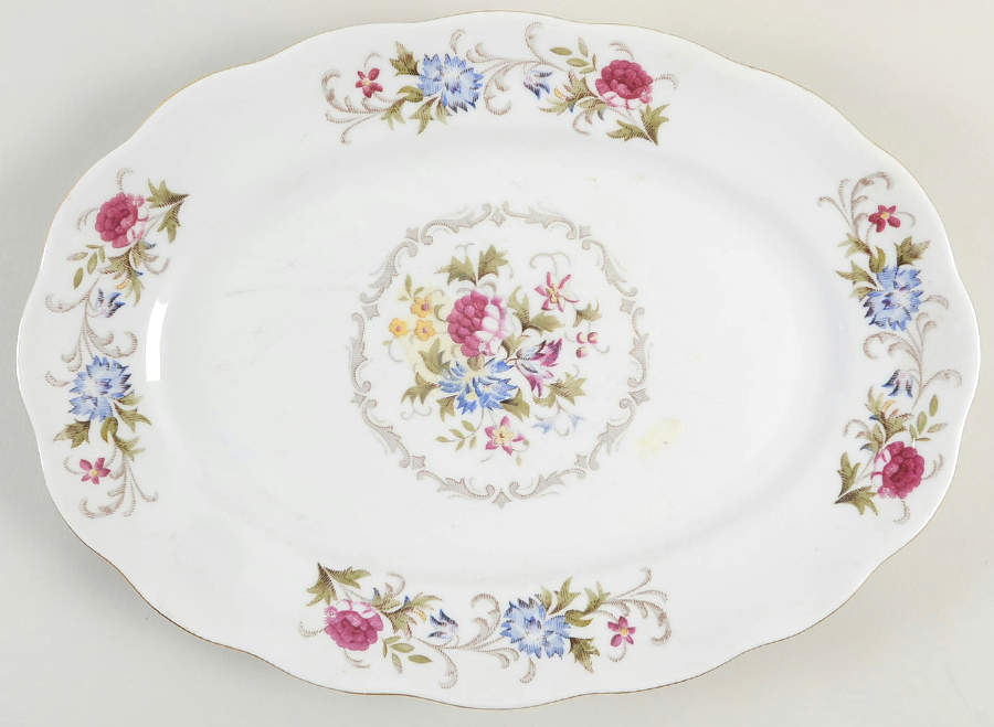 Summer Garden 13" Oval Serving Platter by Favolina-Karolina-1