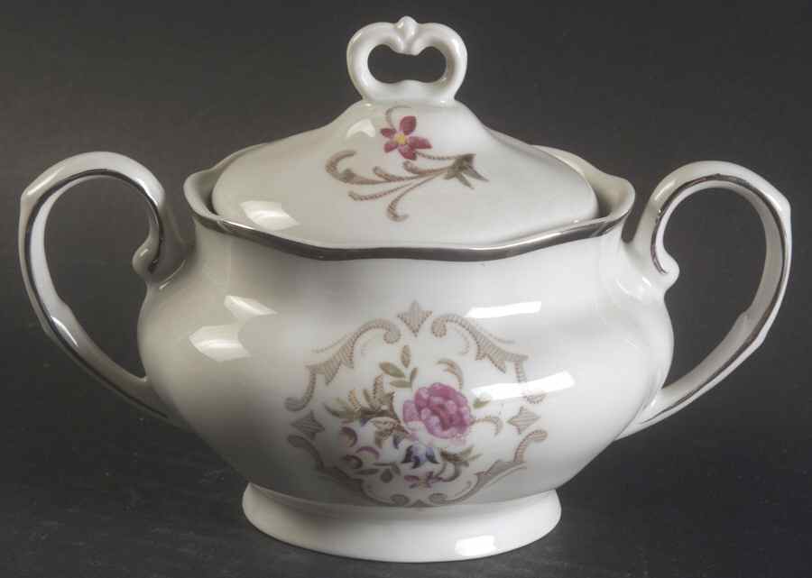 Summer Garden Sugar Bowl & Lid by Favolina-Karolina-1