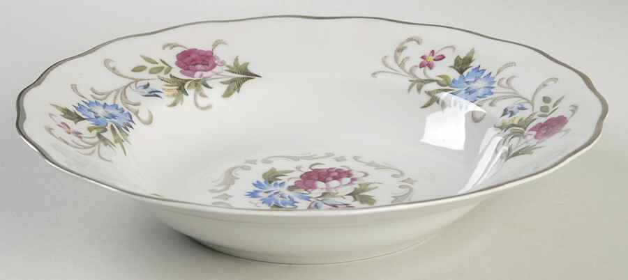 Summer Garden Rim Soup Bowl by Favolina-Karolina-1