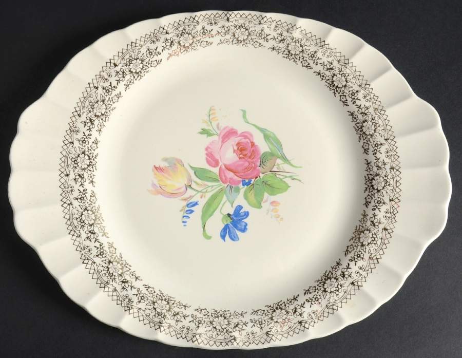 Sharon Handled Cake Plate by Fairbanks Ward-1