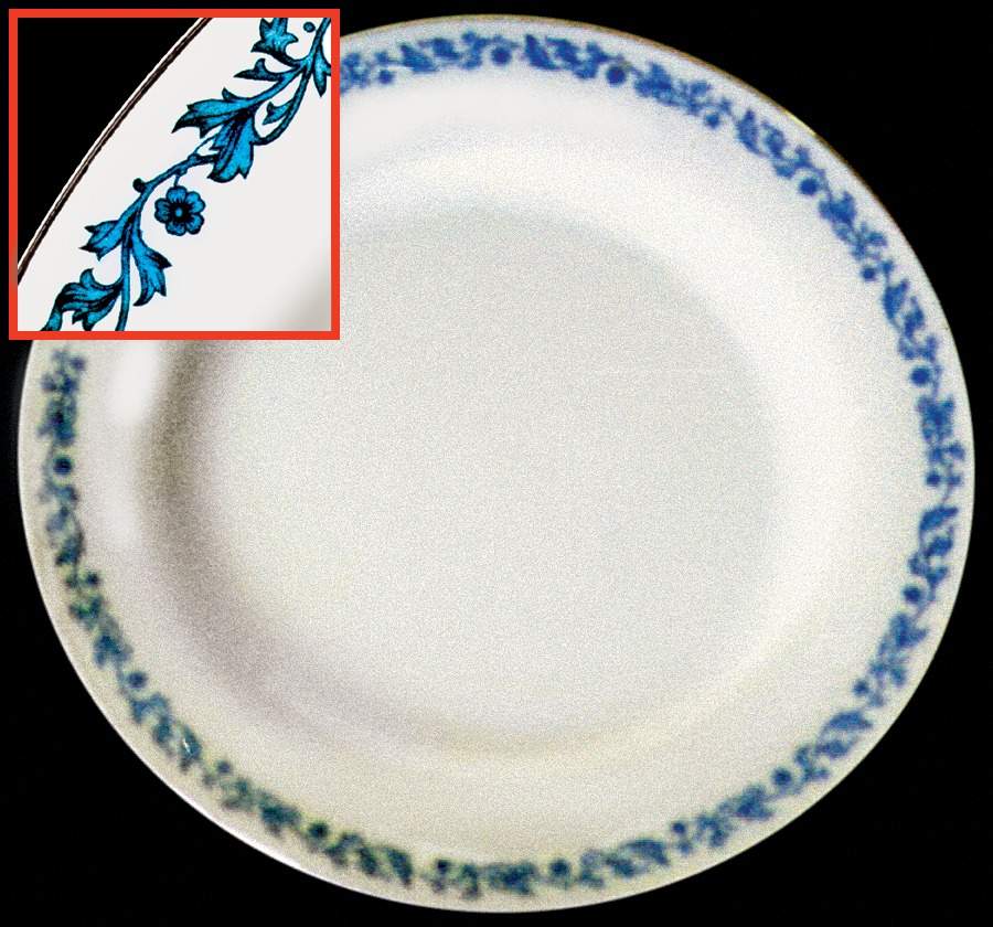 Blue Garland Dinner Plate by Fine China of China-1